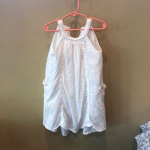 Flowy white sundress